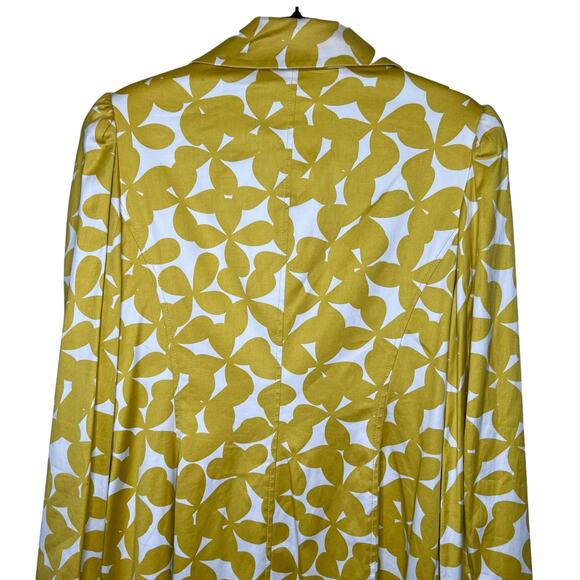 Inc International Concepts Yellow and White Dress Jacket - size 16 - Picture 4 of 7